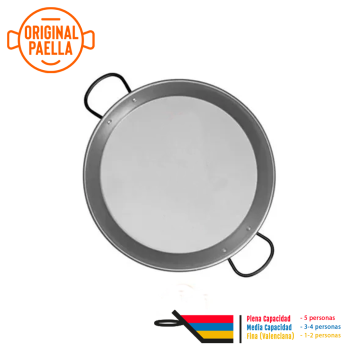32 cm Carbon steel induction Paella Pan for 5 people