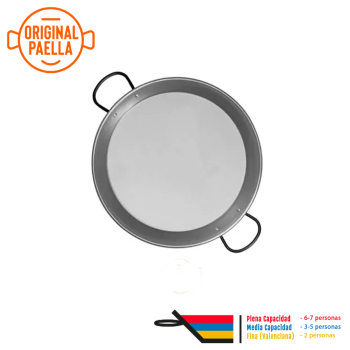 36 cm Carbon steel induction Paella Pan for 3-5 people