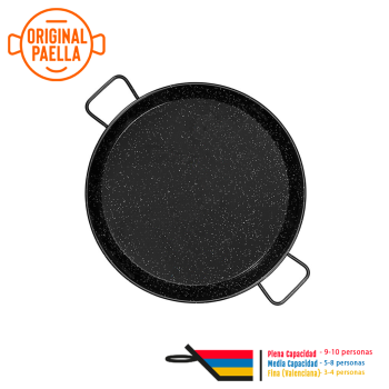 42 cm enamel induction Paella Pan for 9-10 people, paella induction