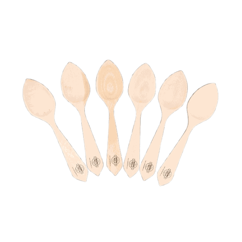 Pack 6 Wooden Spoon