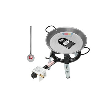 Kit Paella Pack for 4 people POLISHED STEEL PAELLA PAN