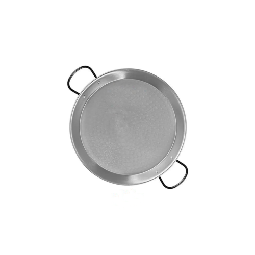 46 cm Carbon Steel Paella Pan for 12 people 46cm polish steel pan