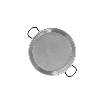 46 cm Carbon Steel Paella Pan for 12 people 46cm polish steel pan