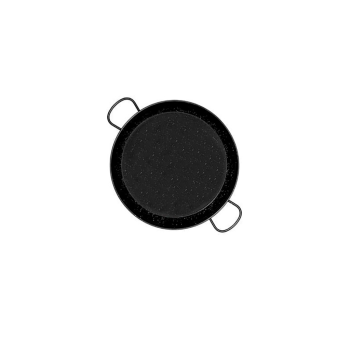 46 cm Enamel Paella Pan for 12 people Enamelled Steel Paella Pan