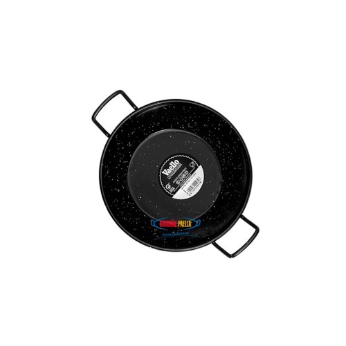 34 cm Enamelled Steel Deep Paella Pan for 3 people
