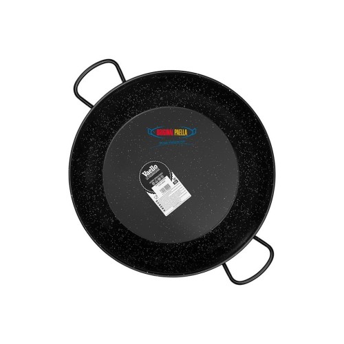 55 cm Enamelled Steel Deep Paella Pan for 28 people