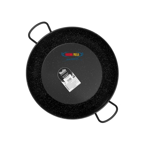 65 cm Enamelled Steel Deep Paella Pan for 70 people
