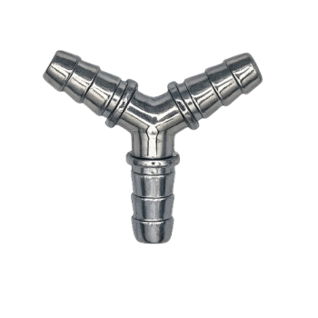 T-connector for gas bottles