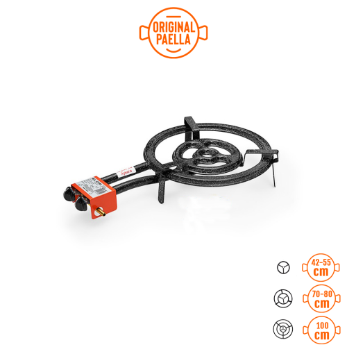 50 cm High Power Paella Burner of plain tube +gas