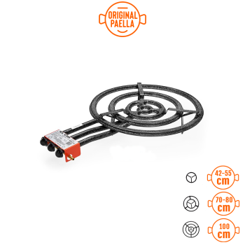 70 cm High Power Paella Burner of plain tube +gas