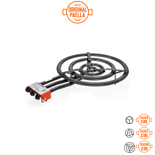 60 cm High Power Paella Burner of plain tube +gas