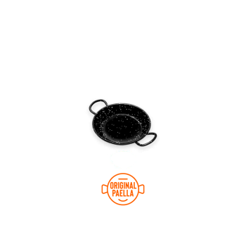 15 cm Enamel Paella Pan tasting 15cm Enamelled Steel