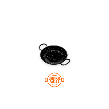 20 cm Enamel Paella Pan for 1 person Enamelled Steel Paella Pan