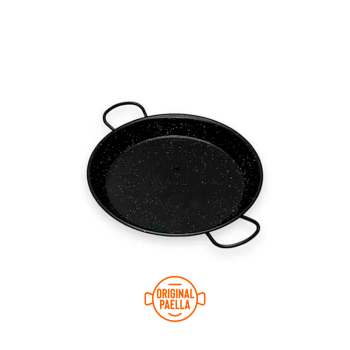 32 cm Enamel Paella Pan for 5 people Enamelled Steel Paella Pan