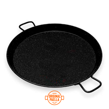 70 cm Enamel Paella Pan for 30 people Enamelled Steel