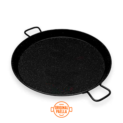 65 cm Enamel Paella Pan for 25 people Enamelled Steel Paella