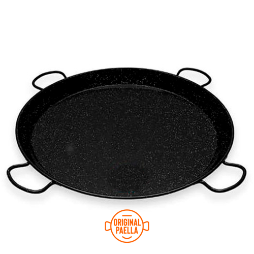 100 cm Enamel Paella Pan for 85 people Enamelled Steel