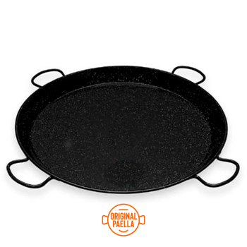 100 cm Enamel Paella Pan for 85 people Enamelled Steel