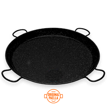 115 cm Enamel Paella Pan for 120 people Enameled Steel