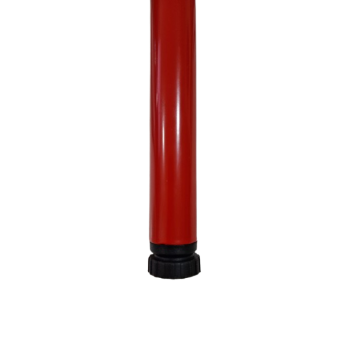 Closed round leveler with leg