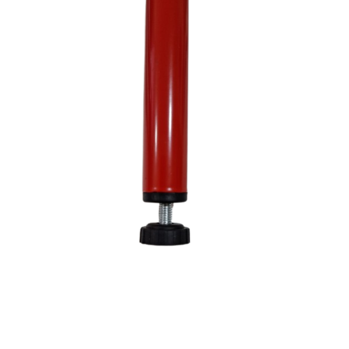 Extended round leveler with leg
