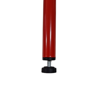 Extended round leveler with leg