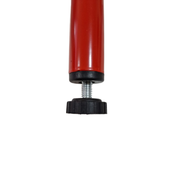 Extended round leveler with leg