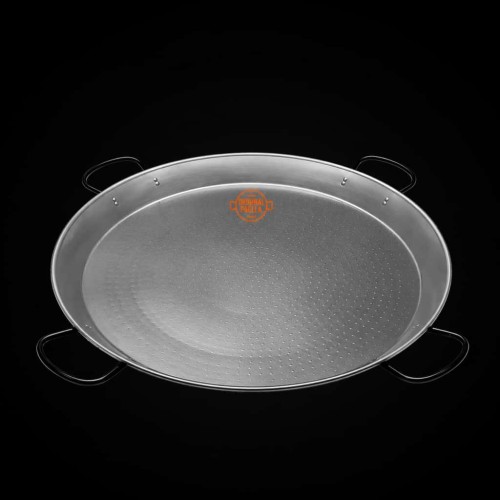 115 cm Carbon Steel Paella Pan for 120 people 115cm polished