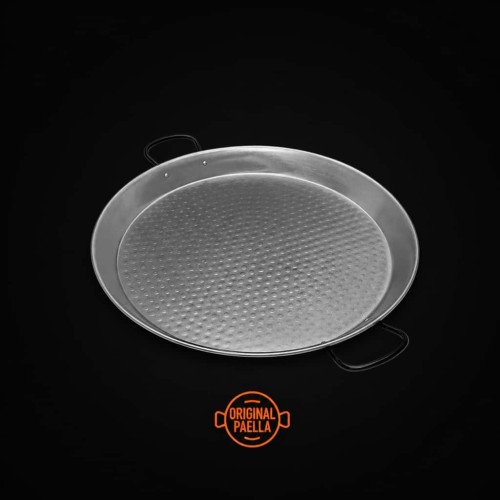 42 cm Carbon Steel Paella Pan for 10 people 42cm polish steel pan