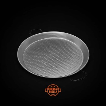 46 cm Carbon Steel Paella Pan for 12 people 46cm polish steel pan