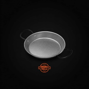 24 cm Carbon Steel Paella Pan for 1 person 24 cm polish steel pan