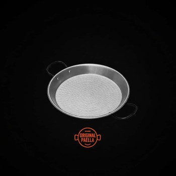 34 cm Carbon Steel Paella Pan for 6 people 34 cm polish steel pan