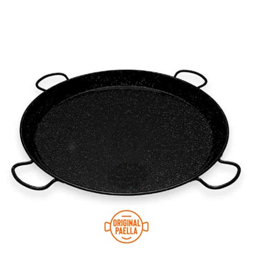 90 cm Enamel Paella Pan for 50 people Enamelled Steel