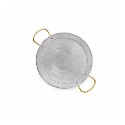 55 cm Stainless Steel Paella Pan for 16 people inox