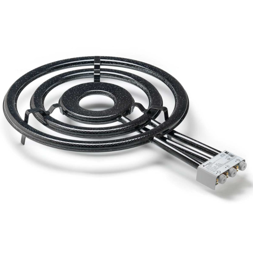 Flat tube gas burner T-700 for outdoor paella cooking