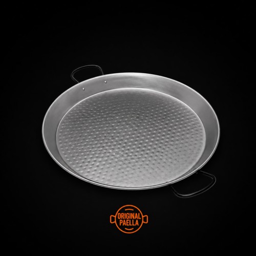 50 cm Carbon Steel Paella Pan for 14 people 50cm polish steel pan