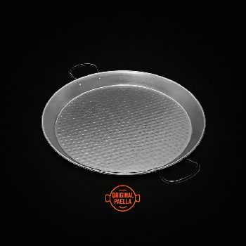 40 cm Carbon Steel Paella Pan for 9 people 40 cm polish steel pan