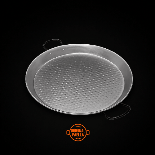 50 cm Carbon Steel Paella Pan for 14 people 50cm polish steel pan