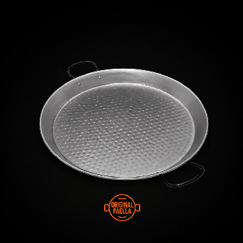 50 cm Carbon Steel Paella Pan for 14 people 50cm polish steel pan