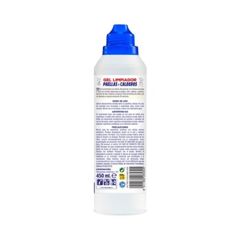Cleaner for paella pans and kettles