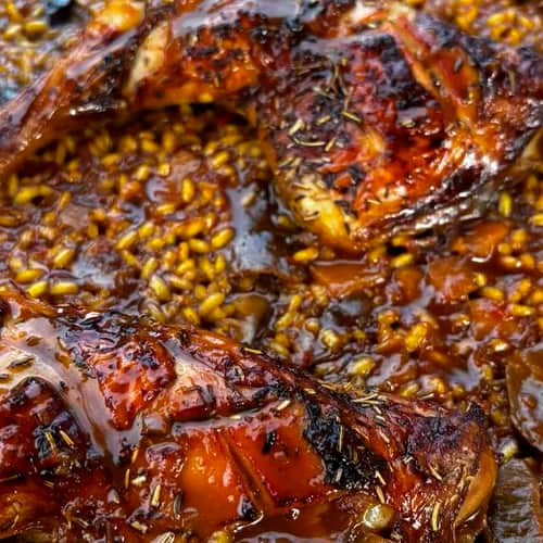 8.- Add the ink and cook