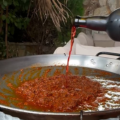 4.- Cut the belly and marinate it