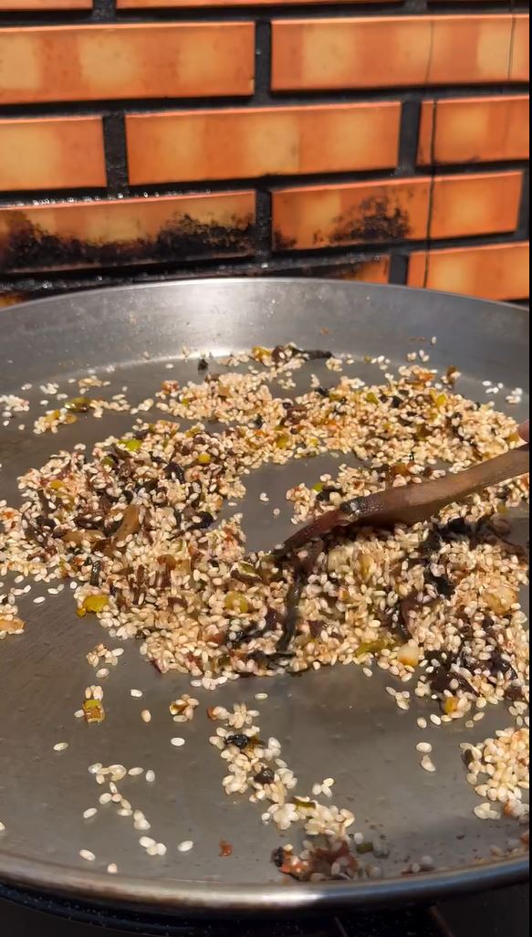 4.- Sauté the vegetables
