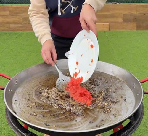4.- Sauté the vegetables