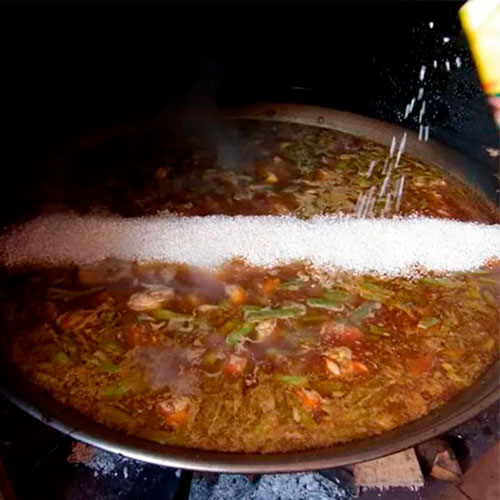 5.- Add the rice