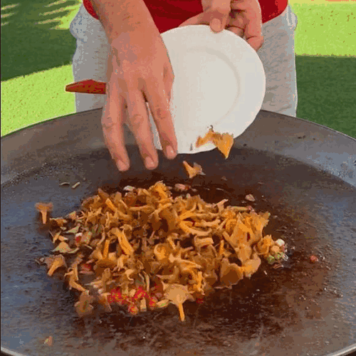 4.- Sauté the vegetables