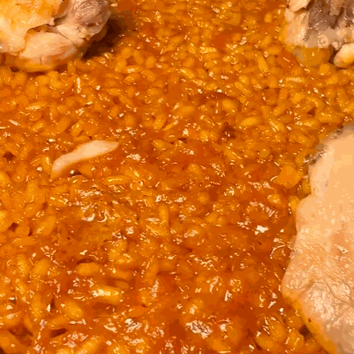 6.- Add water for cooking 6.- Add water for cooking