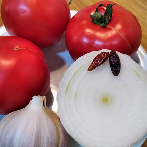 4.- We prepare sofrito