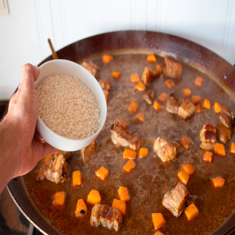 Originalpaella - Easy Ribs and Pumpkin Rice Recipe