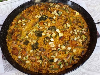 Easy recipe vegetable paella